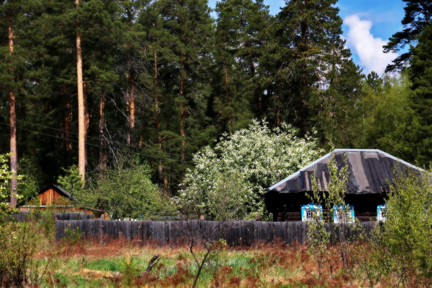 Весенним днём.