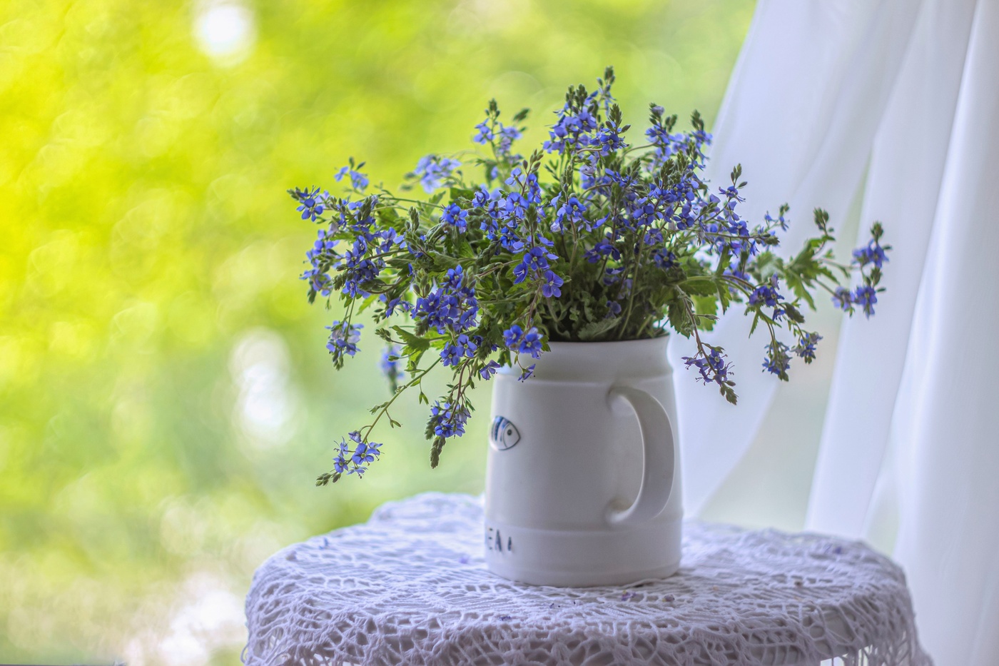 За окошком месяц май