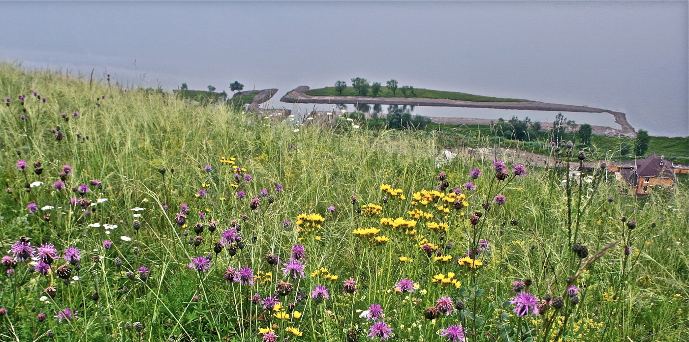 А там, внизу, в тумане, Енисей...
