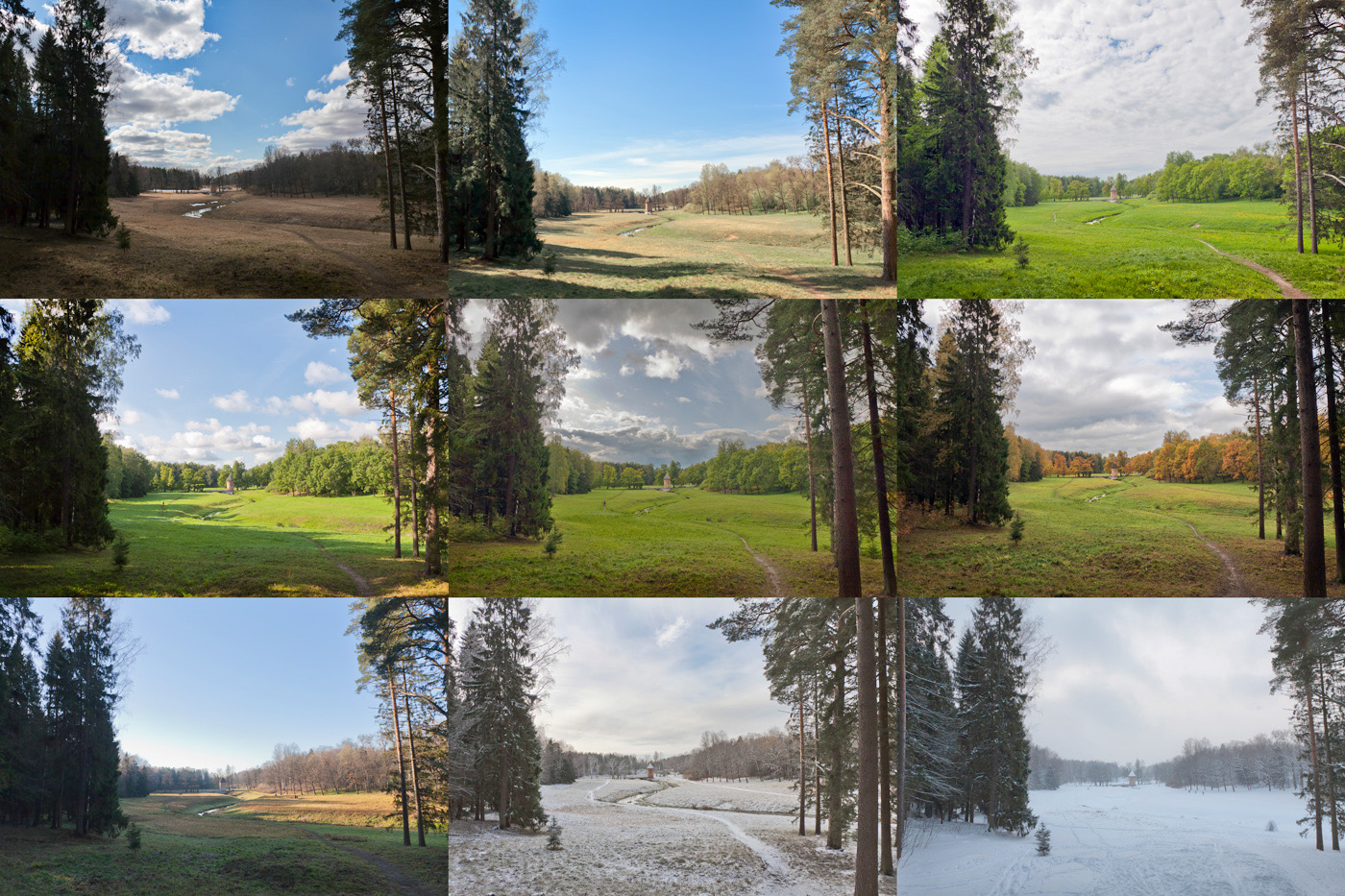 Времена года. Павловск.