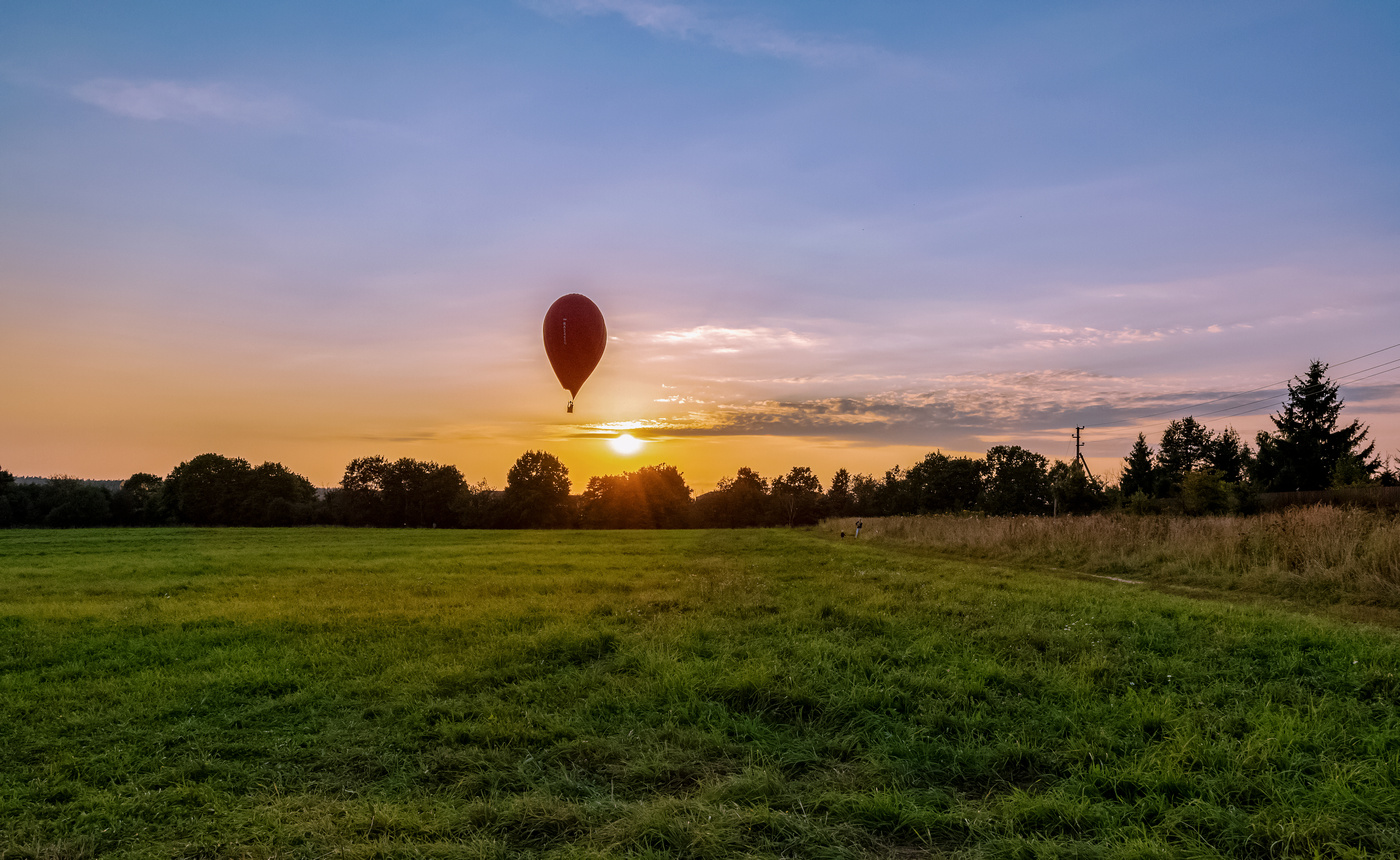 провожая день