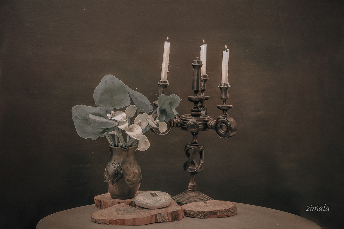 Натюрморт с болотными цветами