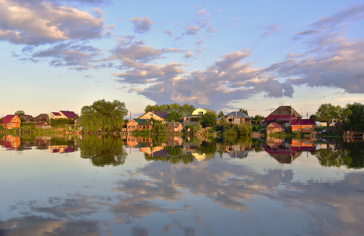 В закатных лучах