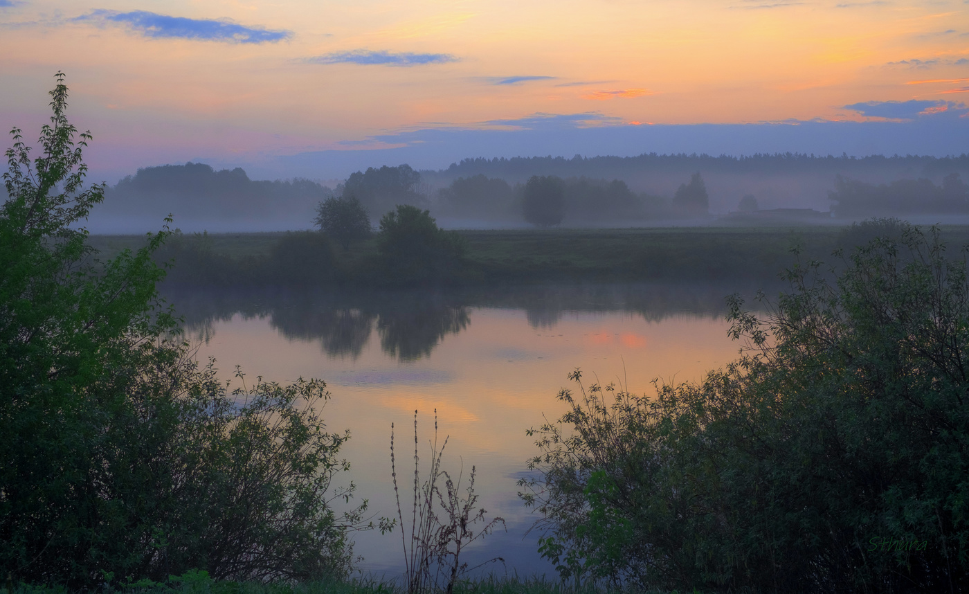 Утренний пейзаж.