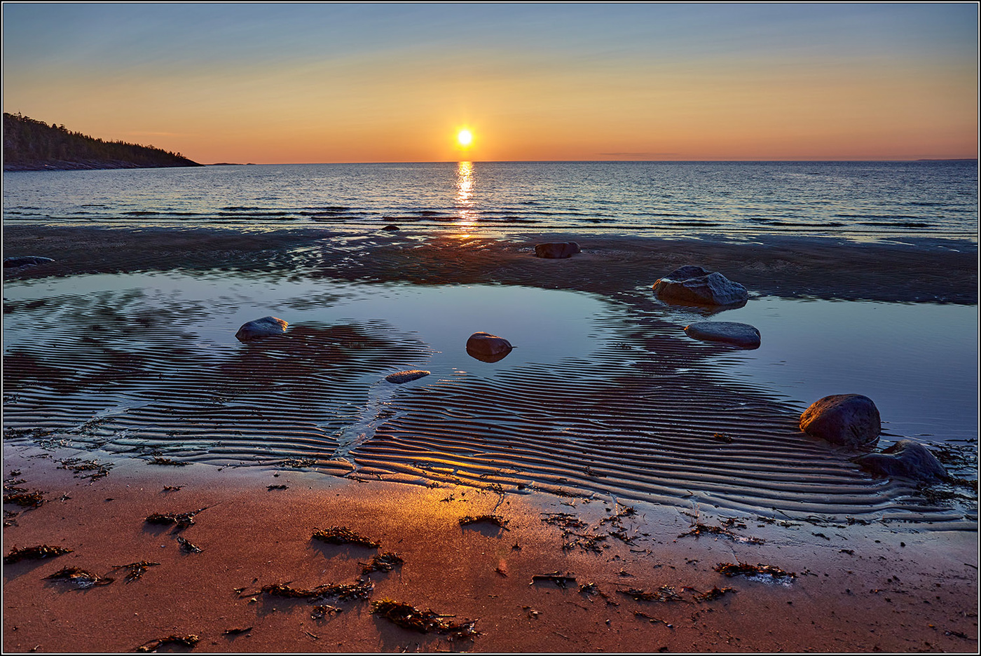 Белая ночь на Белом море.