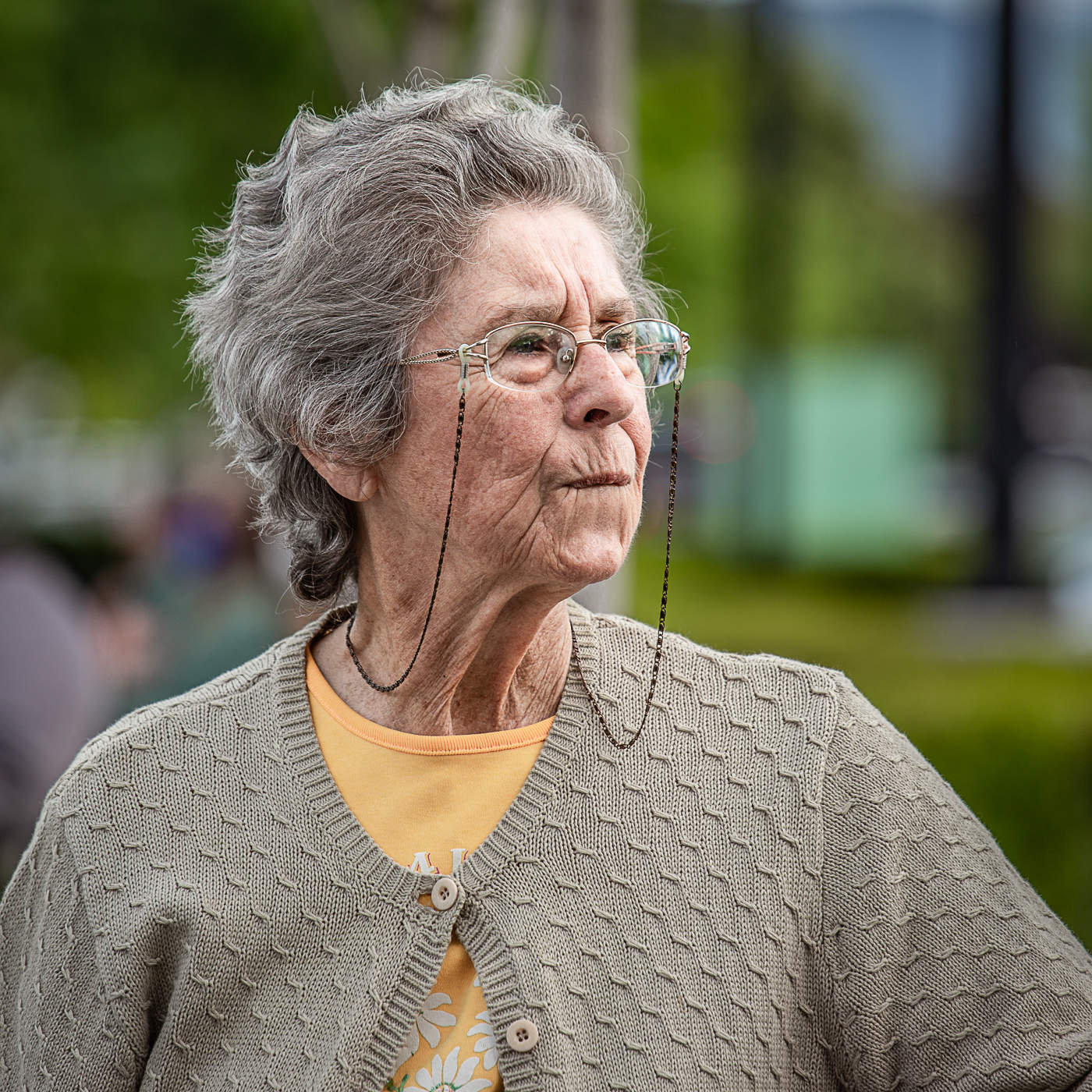 Цереустремлённая американская бабушка.