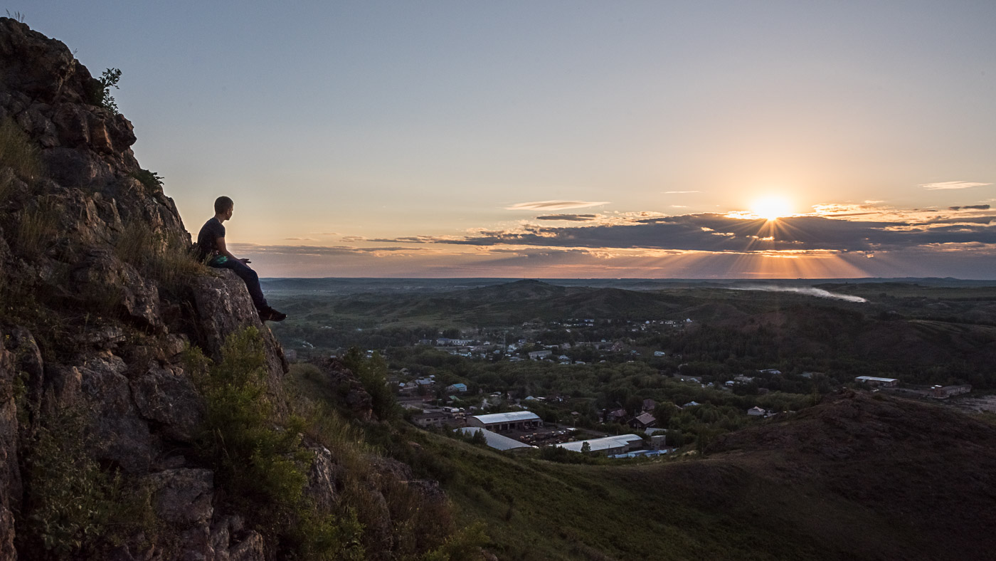 Любуясь закатом