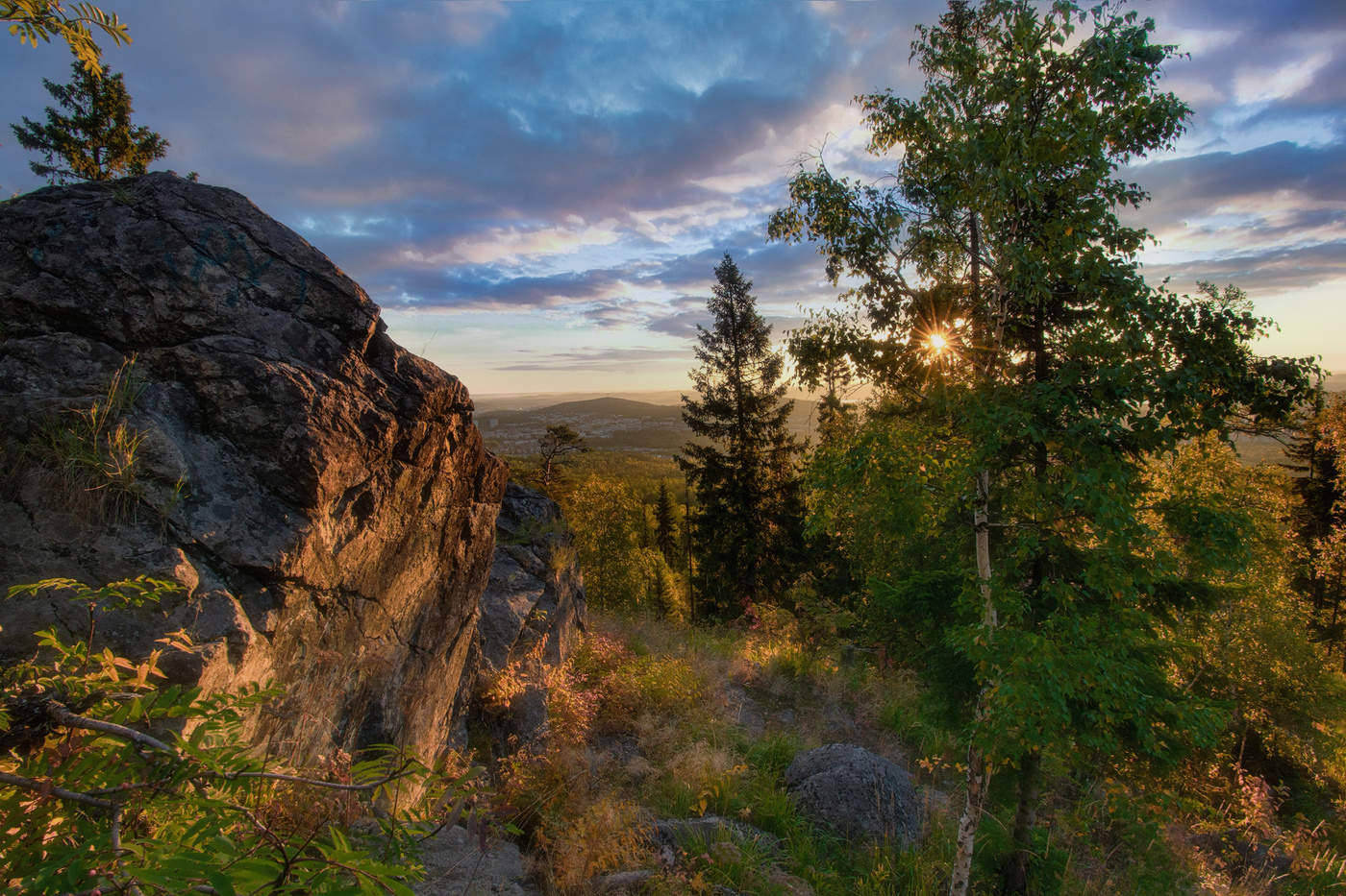 Утро на скалах