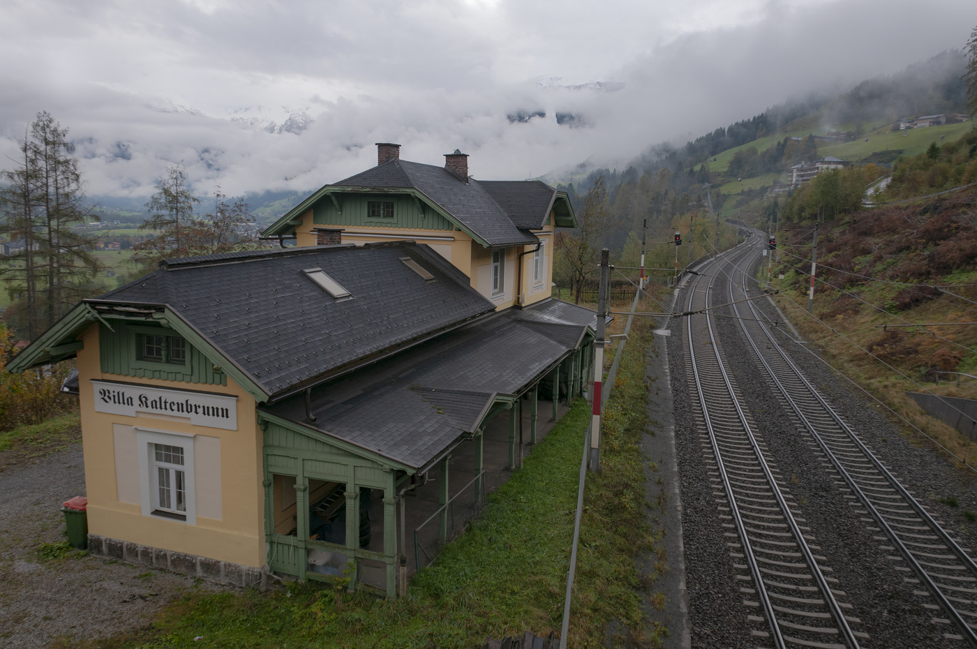 Горный полустанок