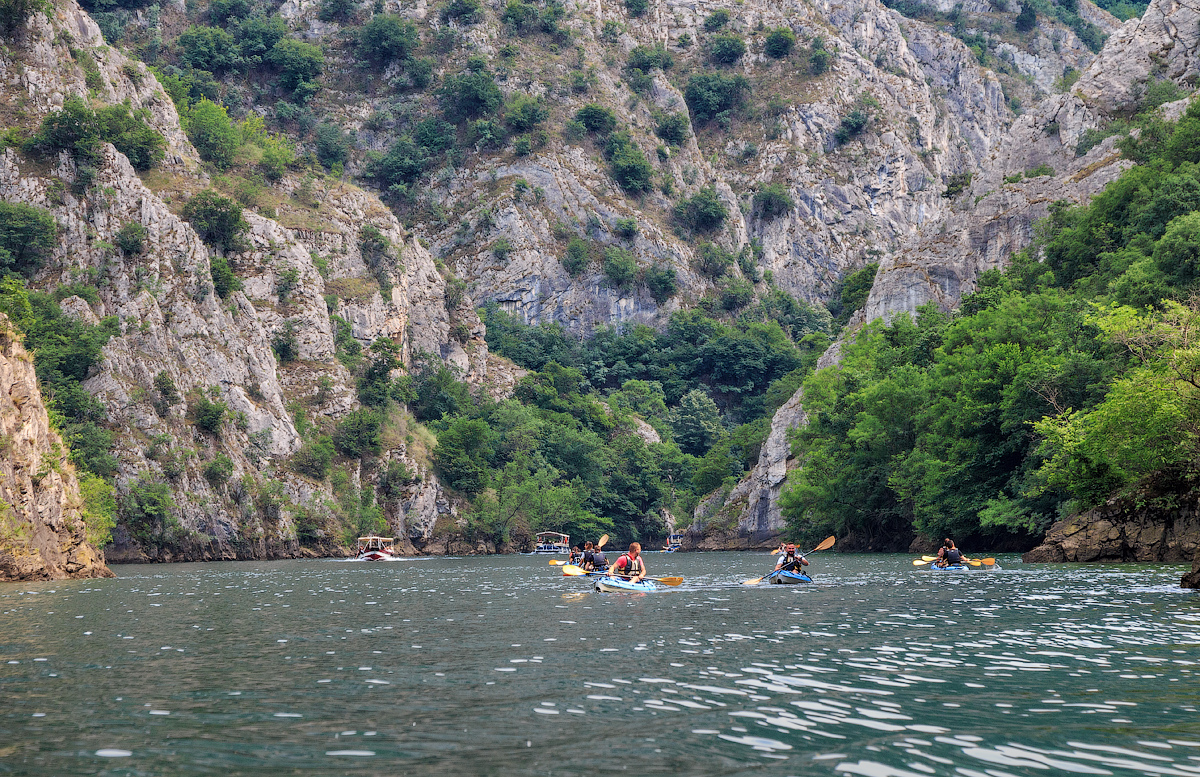 По каньону на каяках