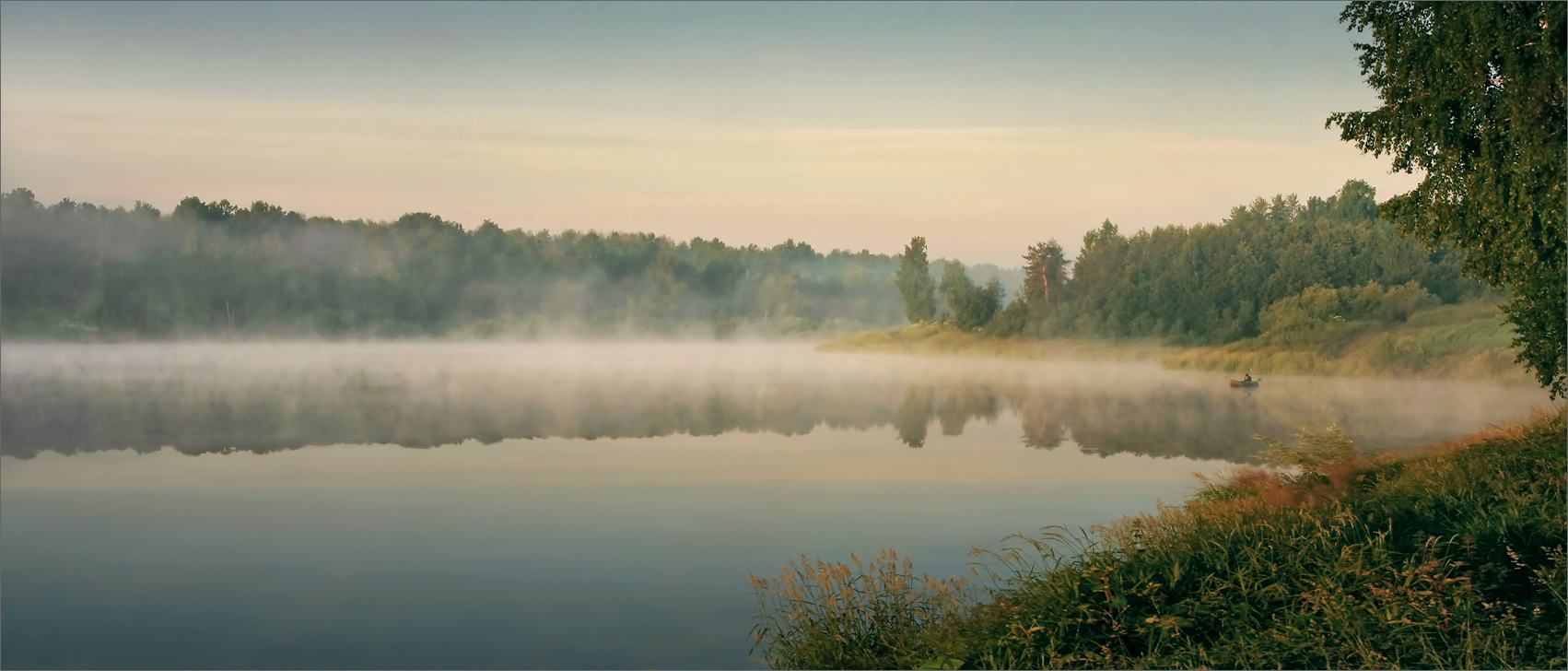 В утренней тишине...