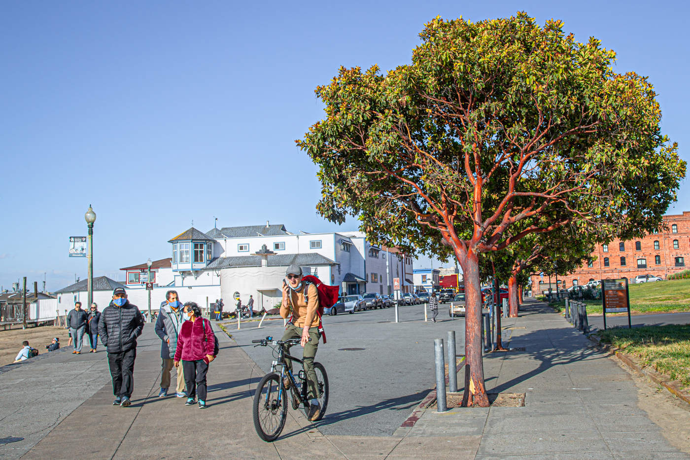 На побережье в Сан Франциско