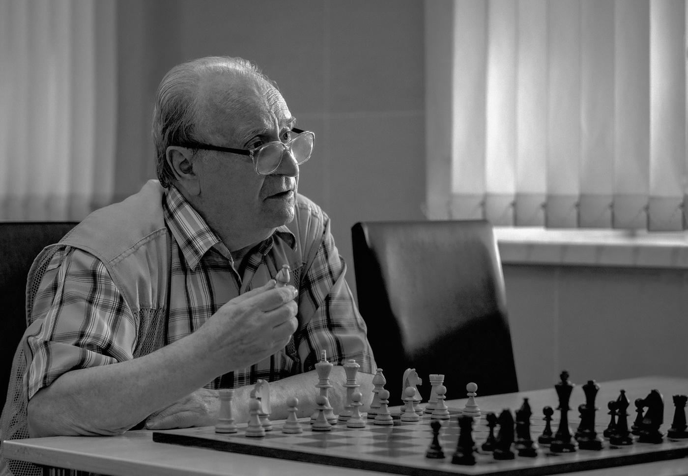 В шахматной школе