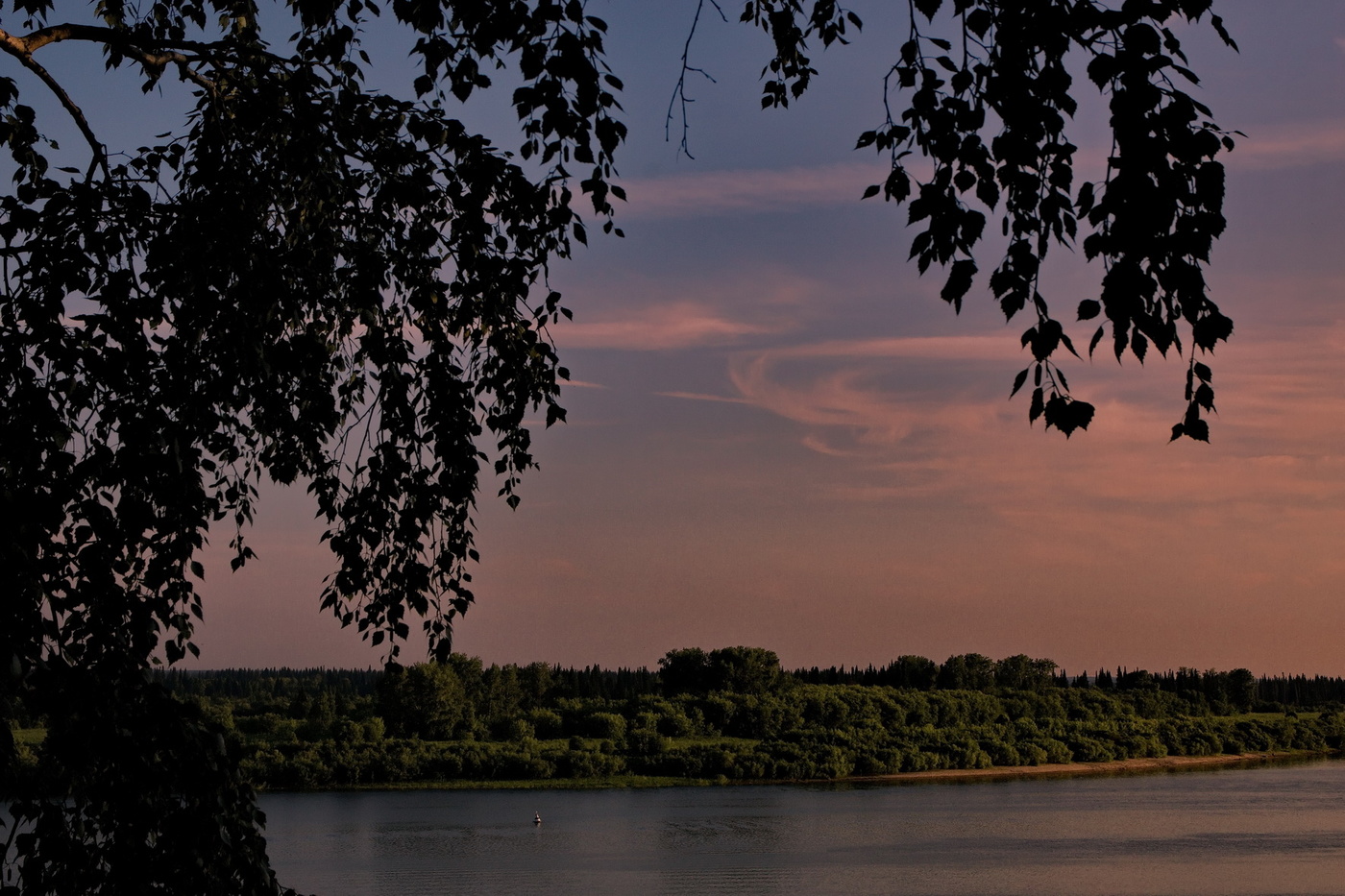 Летний вечер.