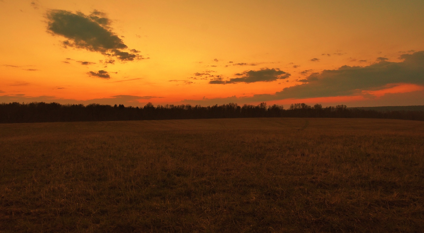 "В последнем зареве сгорающего дня ..."
