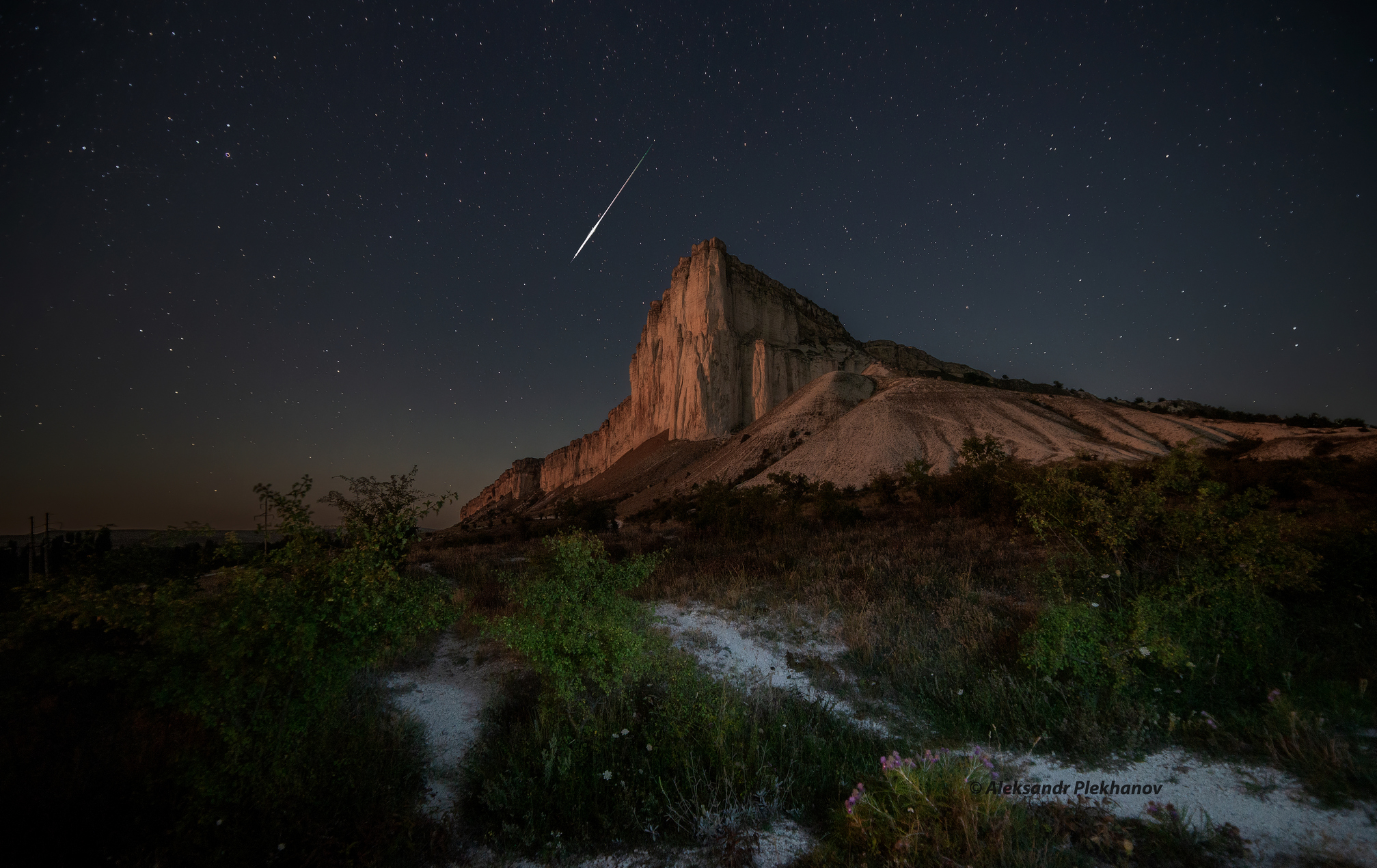 Ночь Персеид у Белой скалы