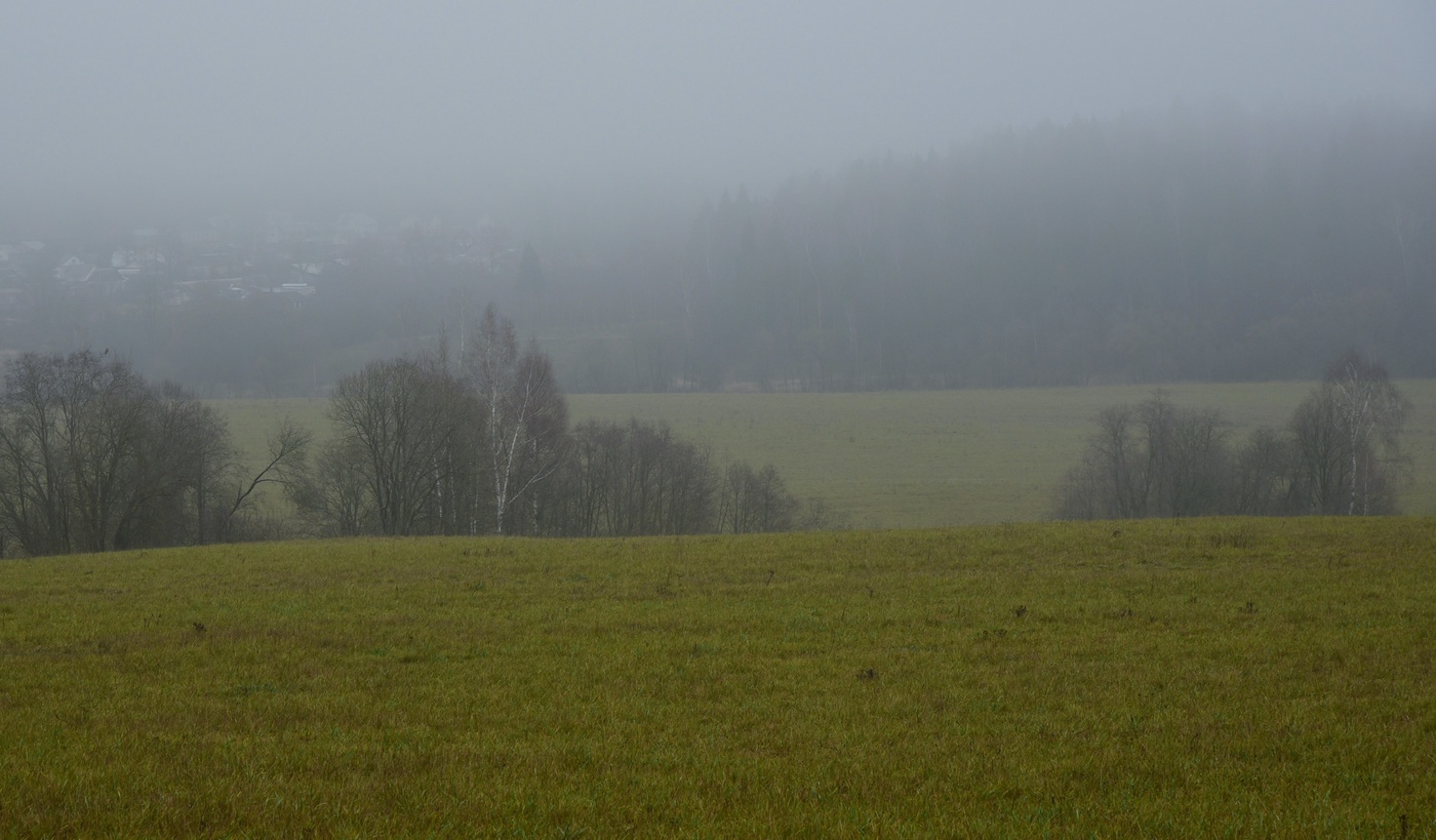 "За окнами сумрак ранний ..."