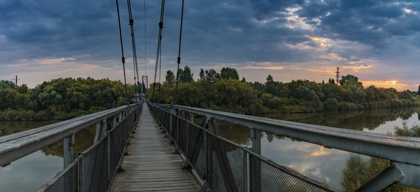 висячий мостик