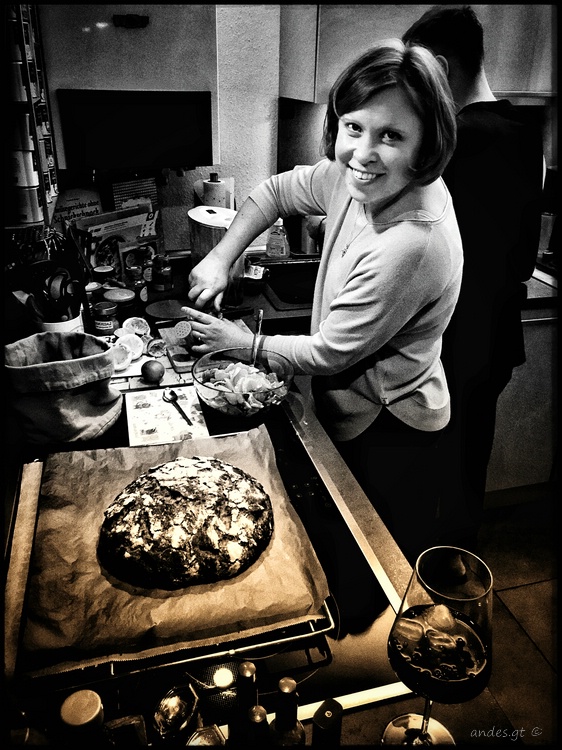 двойной портрет на кухне