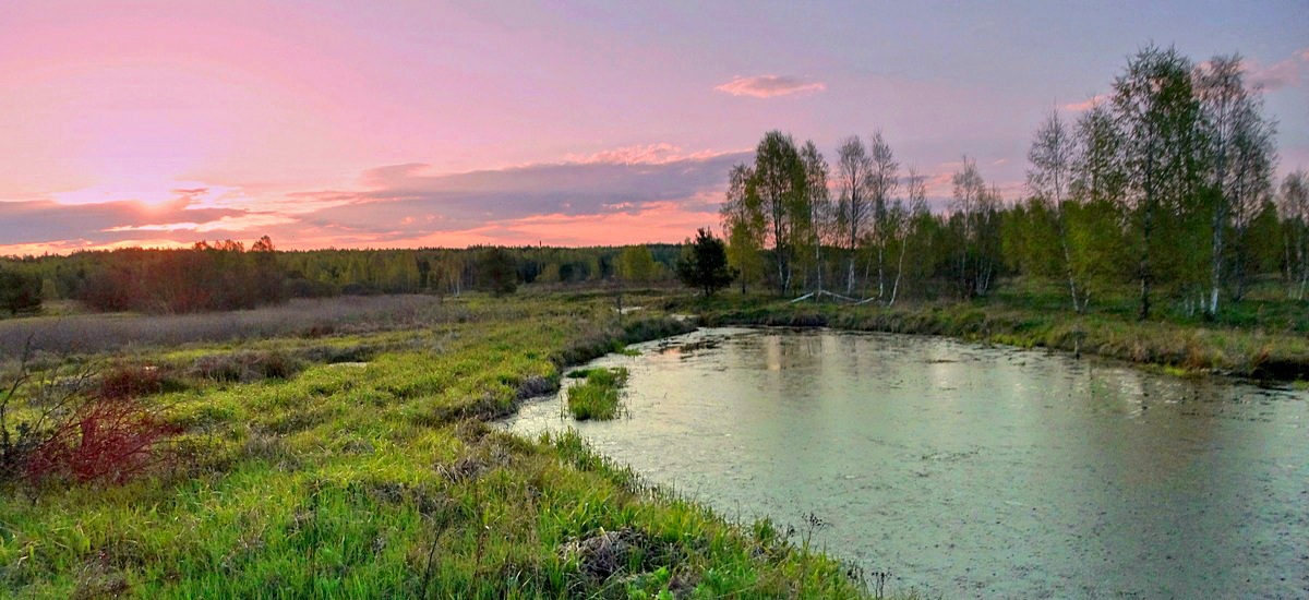 Летний вечер после жаркого дня