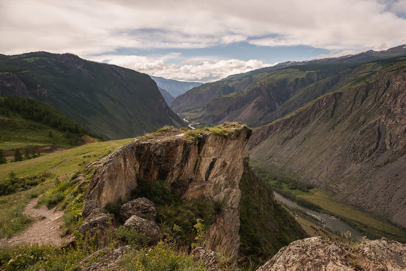 Вид на долину р.Чулышман