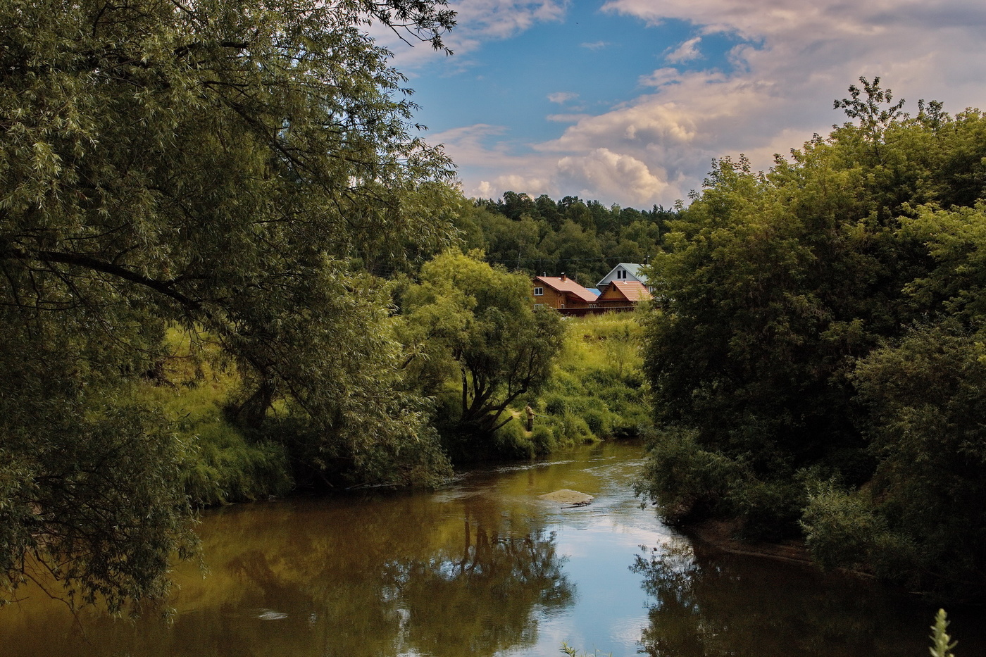 **Летним днём.*