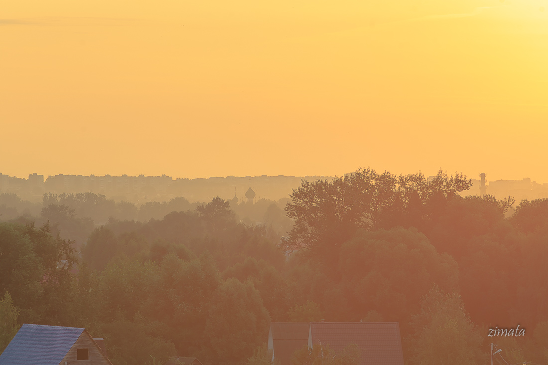 Город на рассвете