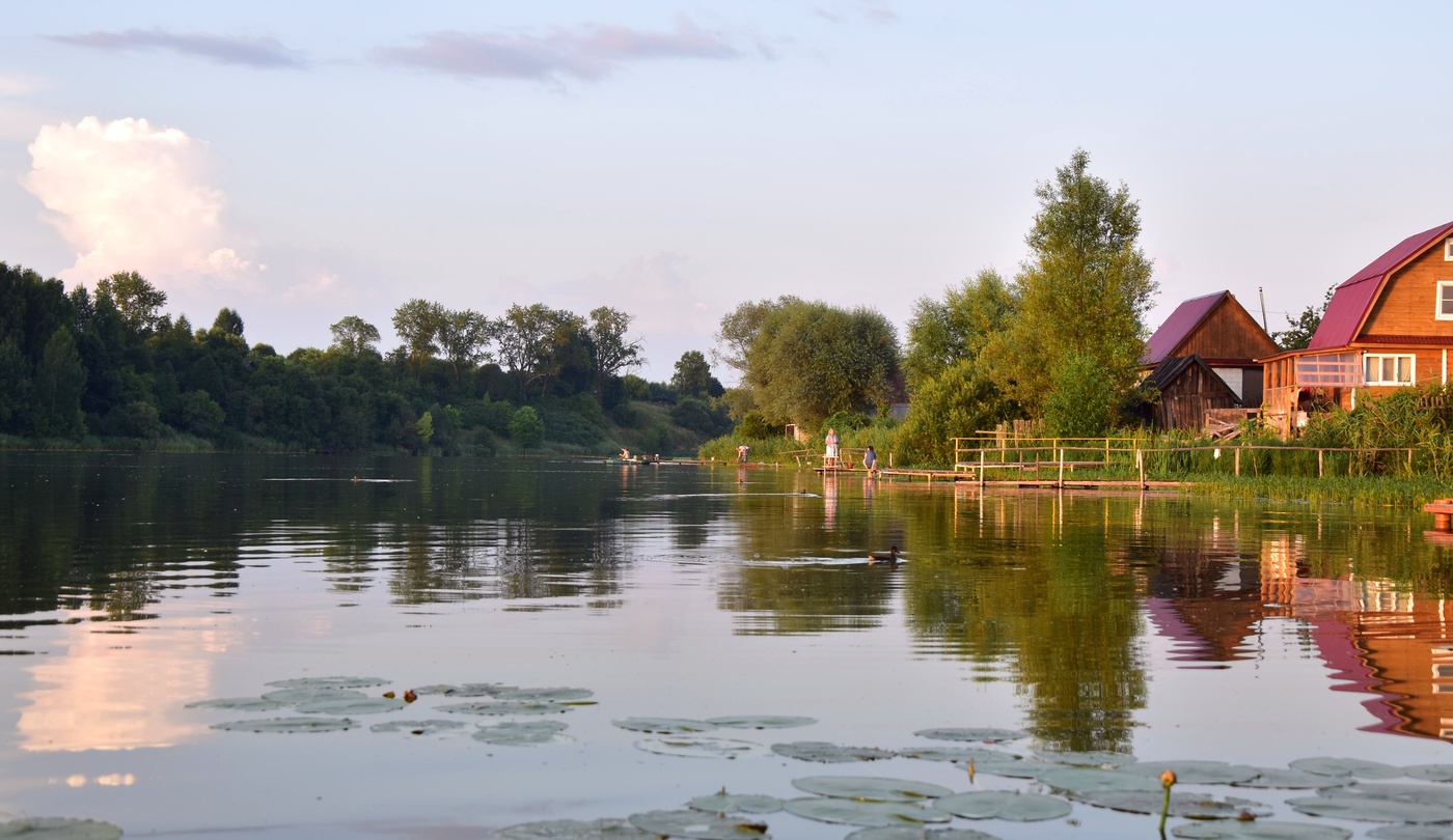 После жаркого дня...