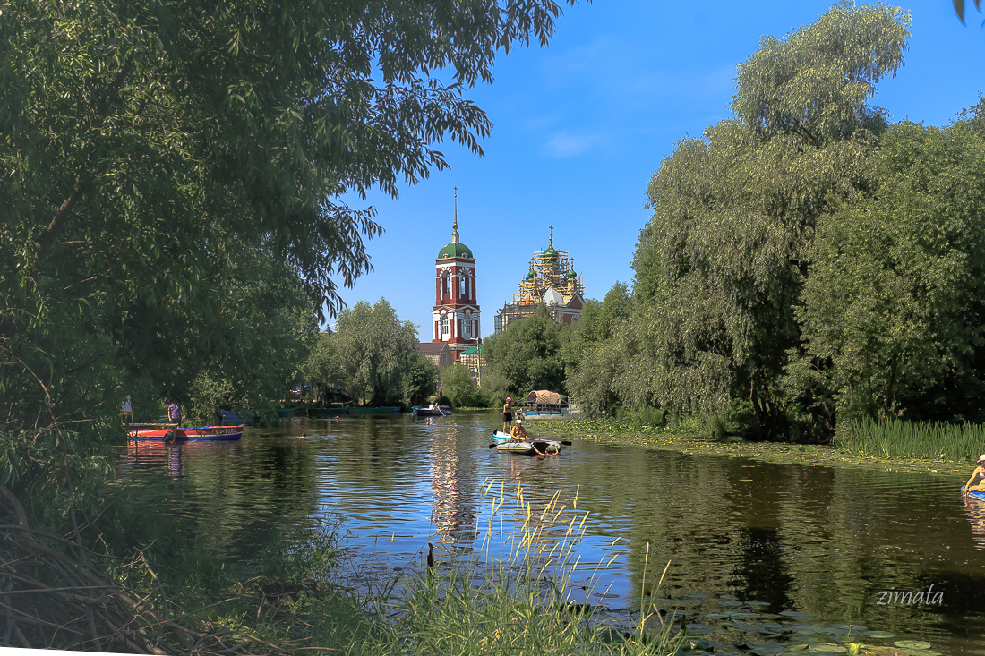 река Трубеж в июле