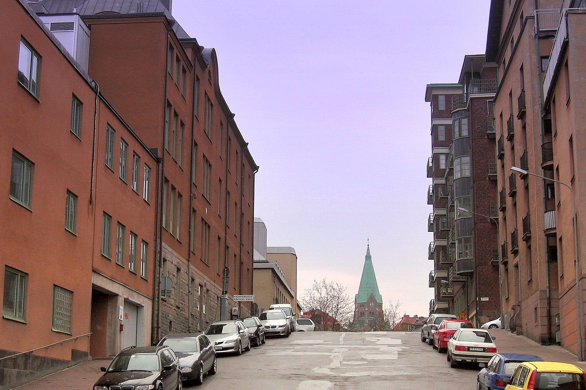 На улице Стокгольма